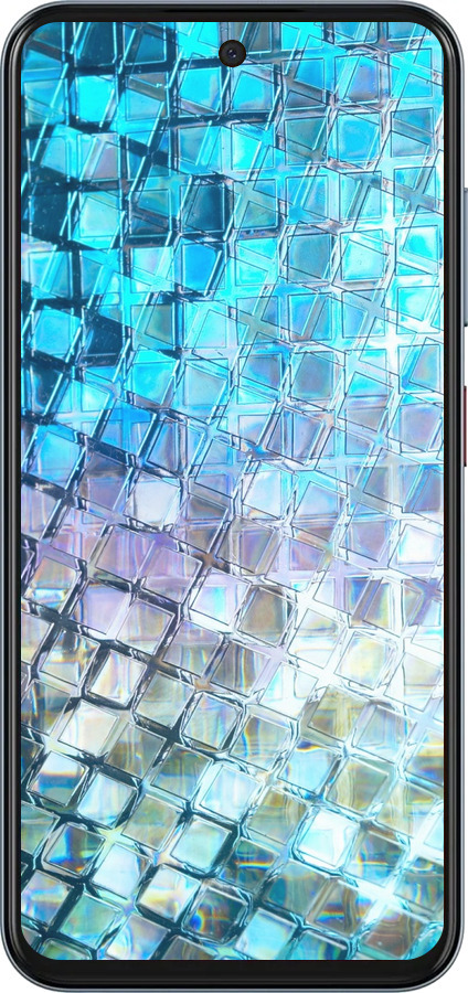 Силиконовый чехол Переливающаяся чешуя для ZTE Nubia V70 - 227u-4083 изображение 