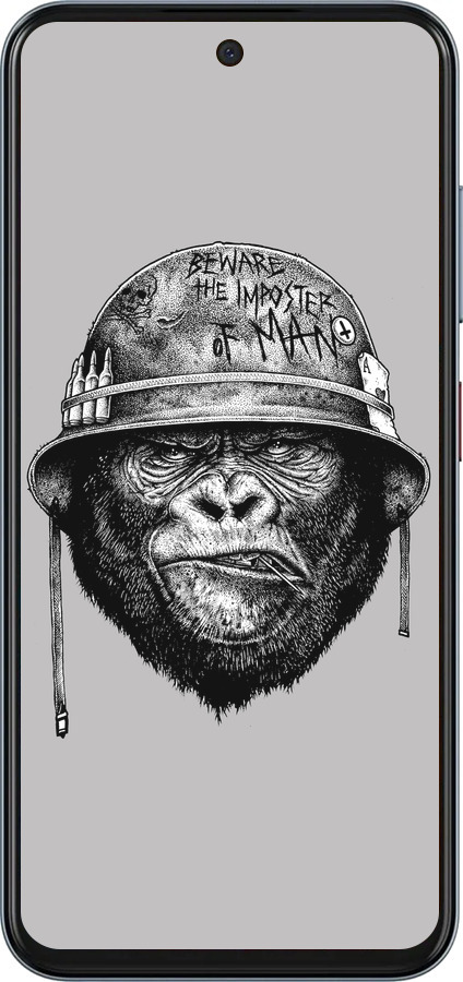 Силиконовый чехол military monkey для ZTE Nubia V70 - 4177u-4083 изображение 