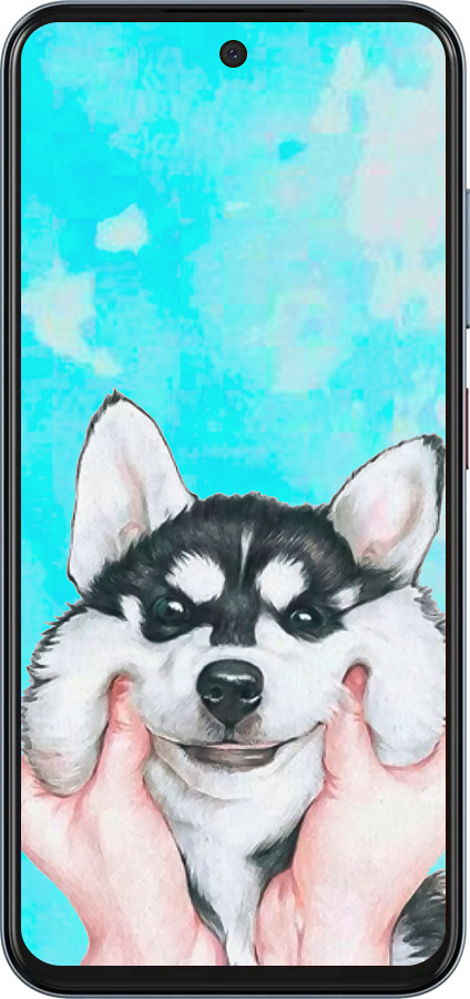 Силиконовый чехол Улыбнись для ZTE Nubia V70 - 4276u-4083 изображение 