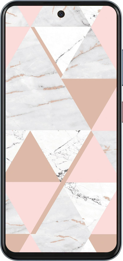 Силіконовий чехол Мармурова симетрія для ZTE Nubia V70 - 4344u-4083 изображение 