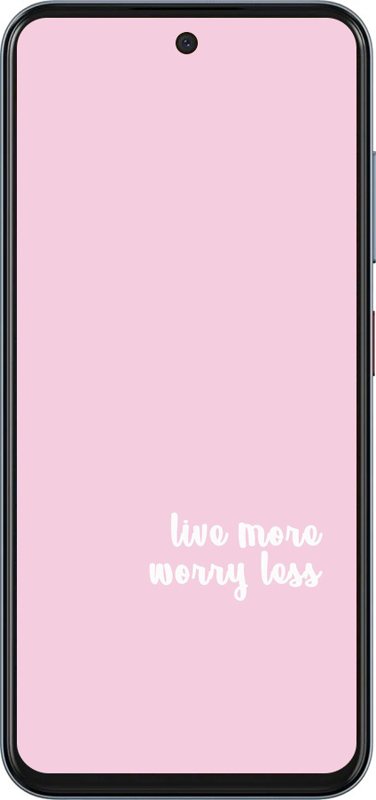Силиконовый чехол Живи больше для ZTE Nubia V70 - 4347u-4083 изображение 