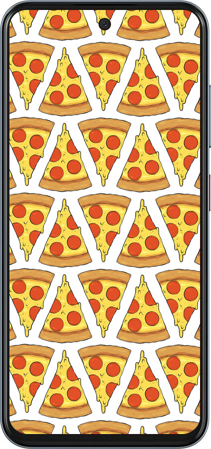 Силиконовый чехол Пицца для ZTE Nubia V70 - 4408u-4083 изображение 