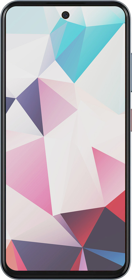 Силиконовый чехол Геометрия 3 для ZTE Nubia V70 - 4415u-4083 изображение 