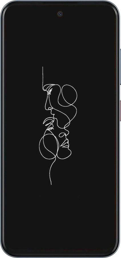 Силиконовый чехол Пара для ZTE Nubia V70 - 4457u-4083 изображение 