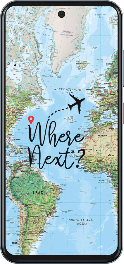 Силиконовый чехол Путешествие для ZTE Nubia V70 - 4503u-4083 изображение 