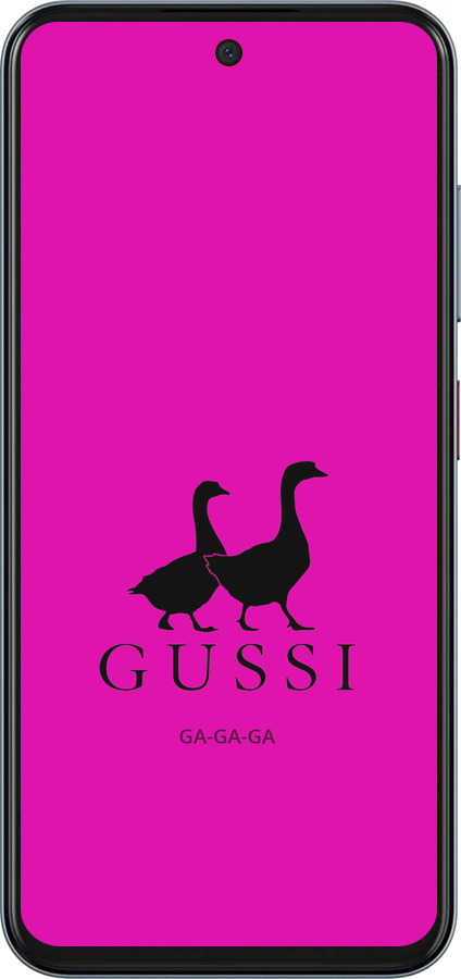 Силиконовый чехол Гуси для ZTE Nubia V70 - 4561u-4083 изображение 