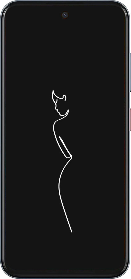 Силиконовый чехол Силуэт1 для ZTE Nubia V70 - 4590u-4083 изображение 