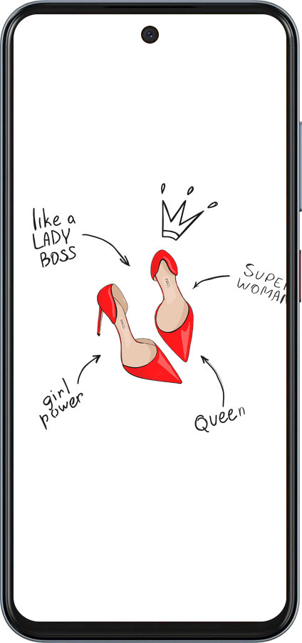 Силіконовий чехол Жінка для ZTE Nubia V70 - 4599u-4083 изображение 