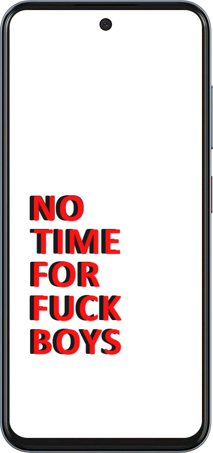 Силиконовый чехол Нет времени для ZTE Nubia V70 - 4635u-4083 изображение 