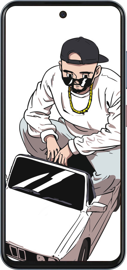 Силіконовий чехол Тачка для ZTE Nubia V70 - 4663u-4083 изображение 