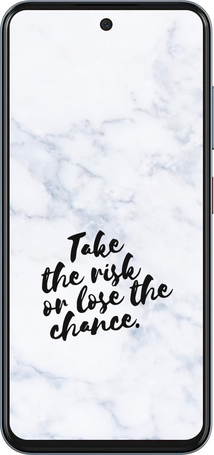 Силиконовый чехол Рискнуть или потерять шанс для ZTE Nubia V70 - 4866u-4083 изображение 