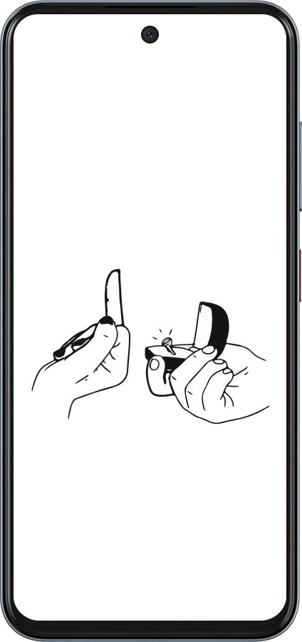 Силиконовый чехол Предложение для ZTE Nubia V70 - 4898u-4083 изображение 