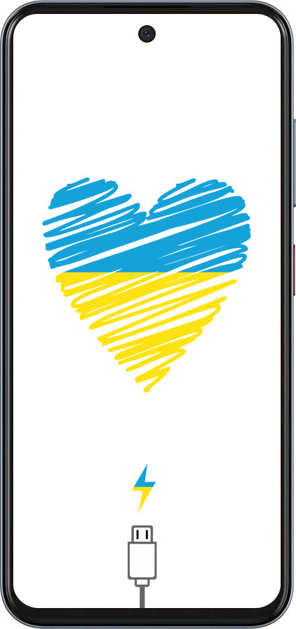 Силиконовый чехол Подзарядка сердца v2 для ZTE Nubia V70 - 5295u-4083 изображение 