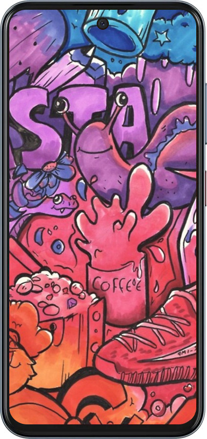 Силиконовый чехол № 5391 для ZTE Nubia V70 - 5391u-4083 изображение 