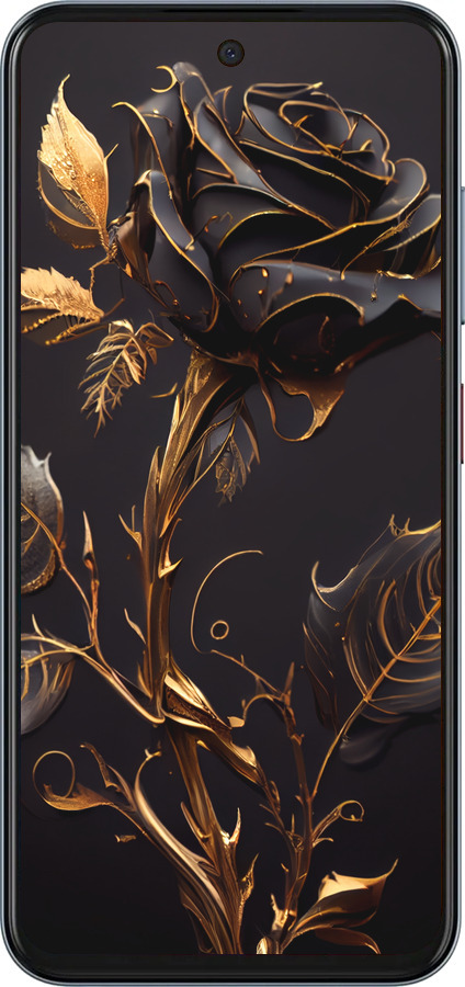 Силіконовий чехол Троянда 3 для ZTE Nubia V70 - 5552u-4083 изображение 