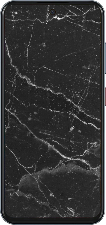 Силіконовий чехол Чорний мармур v2 для ZTE Nubia V70 - 5568u-4083 изображение 