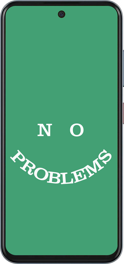 Силиконовый чехол No Problems для ZTE Nubia V70 - 5573u-4083 изображение 