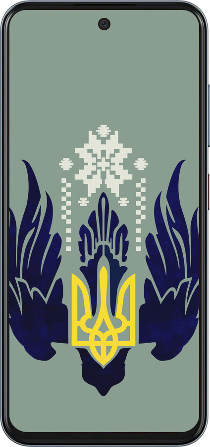 Силиконовый чехол Тризуб с крыльями для ZTE Nubia V70 - 5640u-4083 изображение 