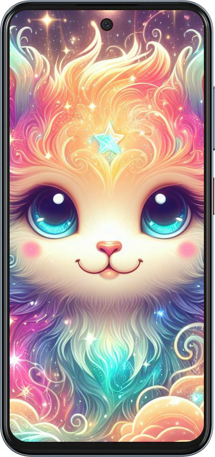 Силіконовий чехол Казкове кошеня для ZTE Nubia V70 - 5813u-4083 изображение 