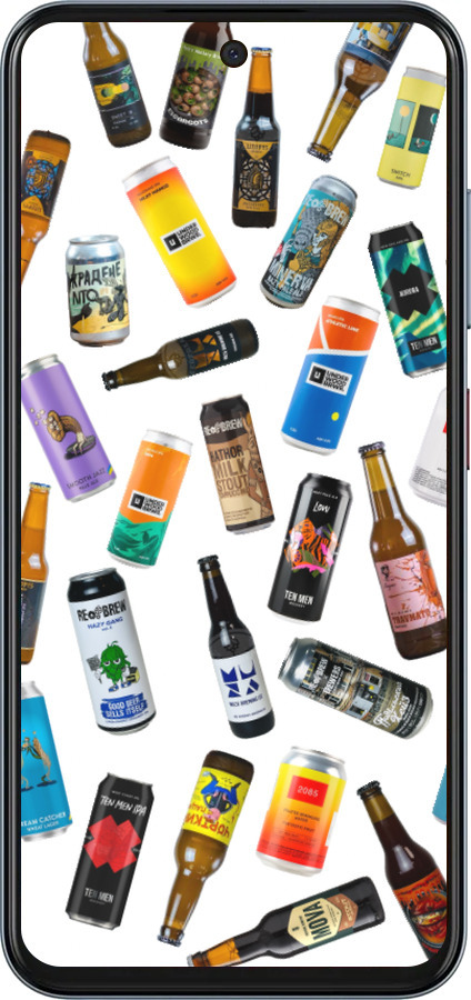 Силиконовый чехол Броварни UA для ZTE Nubia V70 - 5877u-4083 изображение 