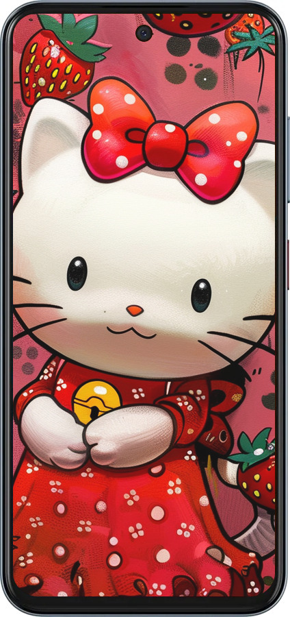 Силиконовый чехол hello kitty1 для ZTE Nubia V70 - 6036u-4083 изображение 