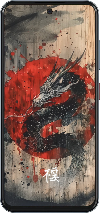 Силиконовый чехол Восточный дух для ZTE Nubia V70 - 6100u-4083 изображение 