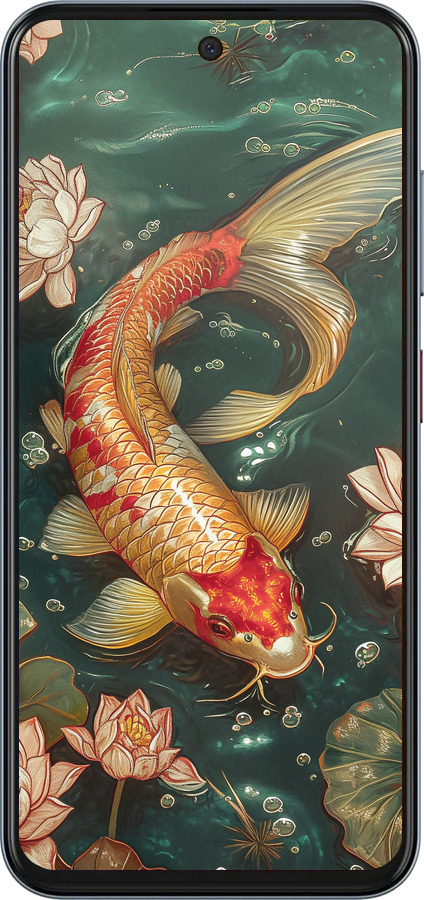 Силіконовий чехол Мелодія Лотоса для ZTE Nubia V70 - 6106u-4083 изображение 