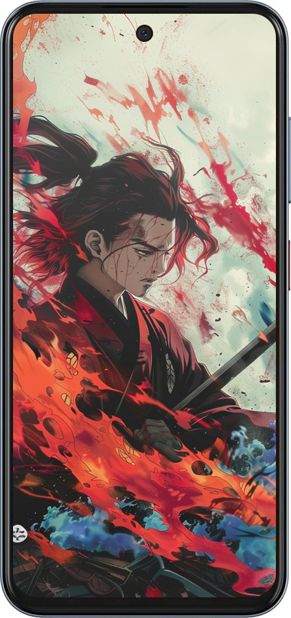 Силиконовый чехол Битва стихий для ZTE Nubia V70 - 6110u-4083 изображение 