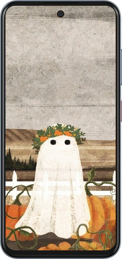 Силиконовый чехол Призрак для ZTE Nubia V70 - 6245u-4083 изображение 