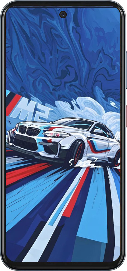 Силіконовий чехол БМВ для ZTE Nubia V70 - 6292u-4083 изображение 