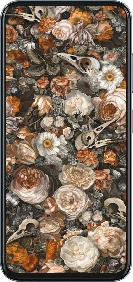 Силіконовий чехол У стилі бароко-похмурий для ZTE Nubia V70 - 6404u-4083 изображение 