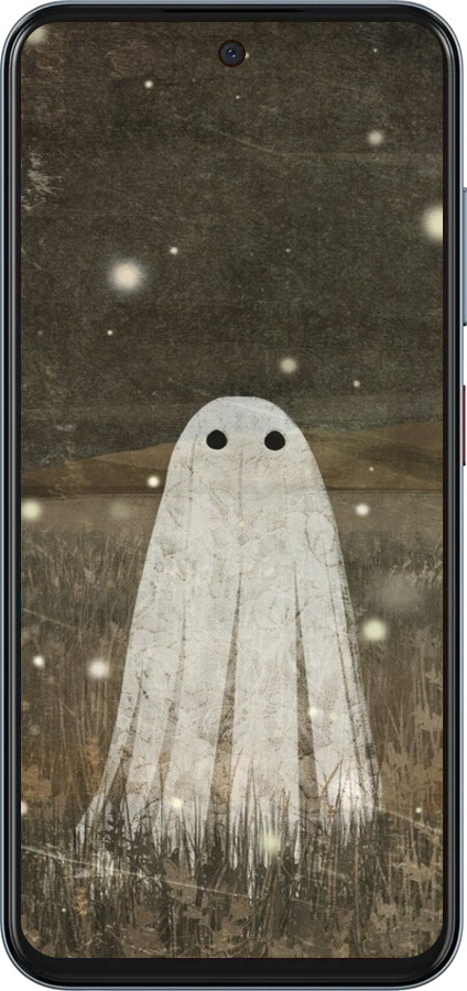 Силиконовый чехол Привидение и светлячки для ZTE Nubia V70 - 6406u-4083 изображение 