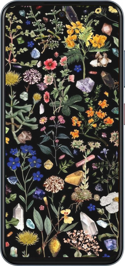 Силиконовый чехол С цветами для ZTE Nubia V70 - 6422u-4083 изображение 