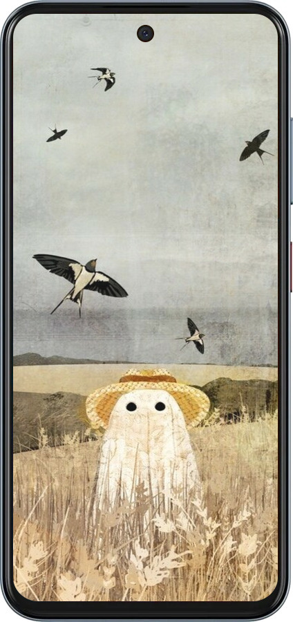 Силіконовий чехол Привид у полі для ZTE Nubia V70 - 6427u-4083 изображение 