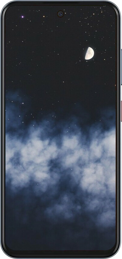 Силиконовый чехол Ночное небо для ZTE Nubia V70 - 6450u-4083 изображение 