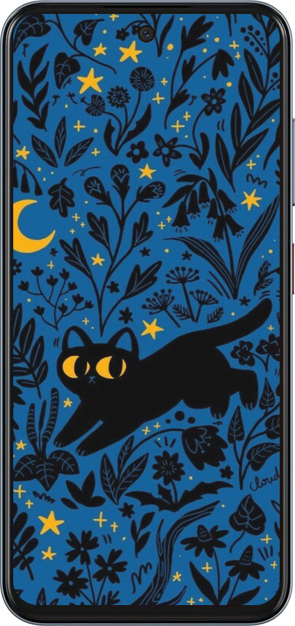 Силиконовый чехол Летняя ночь для ZTE Nubia V70 - 6472u-4083 изображение 