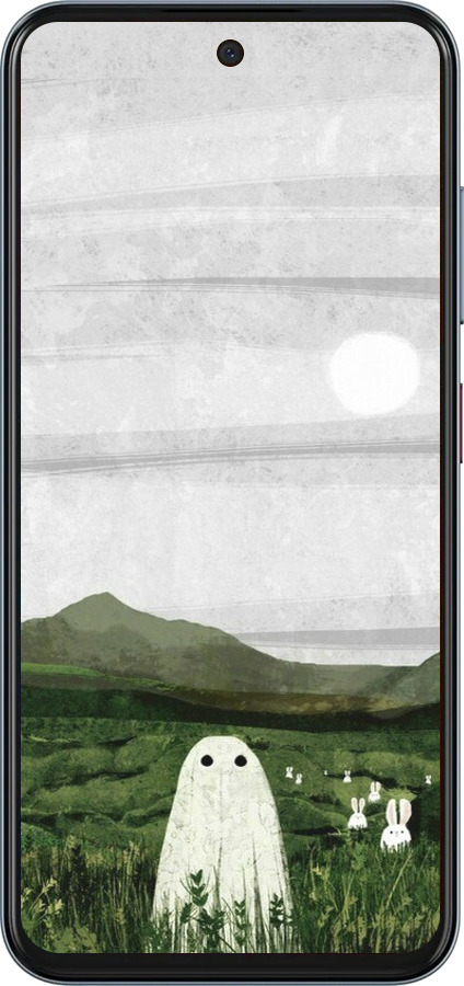 Силиконовый чехол Привидение для ZTE Nubia V70 - 6492u-4083 изображение 