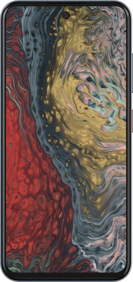 Силіконовий чехол Із зображенням абстрактного живопису для ZTE Nubia V70 - 6530u-4083 изображение 