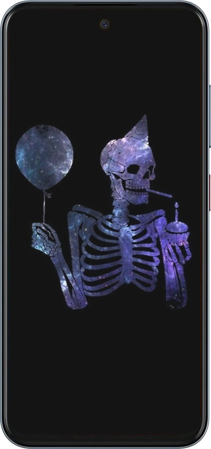 Силіконовий чехол Скелетне мистецтво для ZTE Nubia V70 - 6536u-4083 изображение 