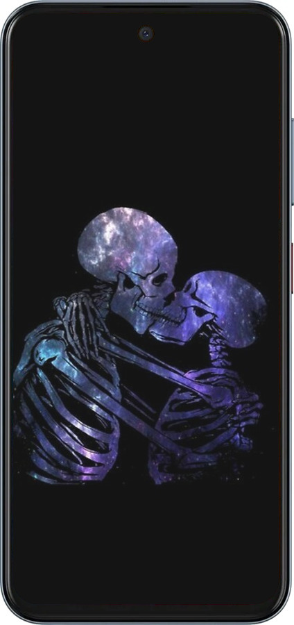 Силиконовый чехол С изображением скелета для ZTE Nubia V70 - 6537u-4083 изображение 