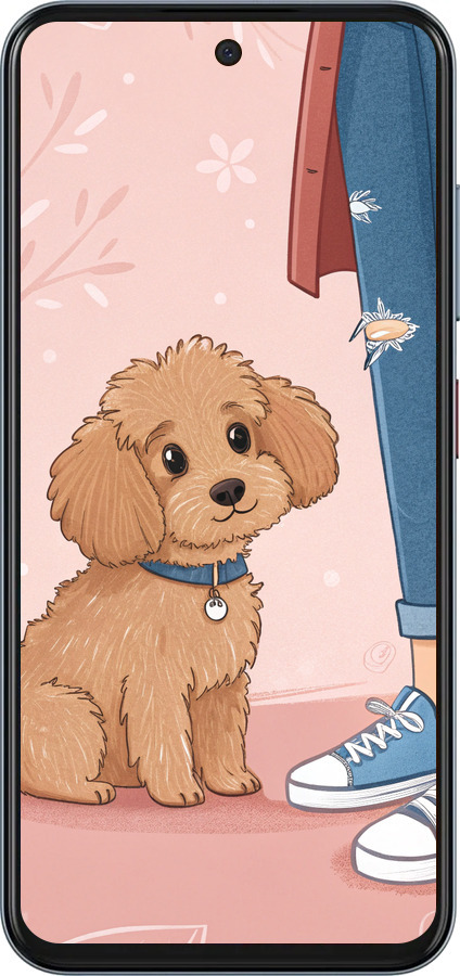 Силіконовий чехол Мальтипу 3 для ZTE Nubia V70 - 6706u-4083 изображение 