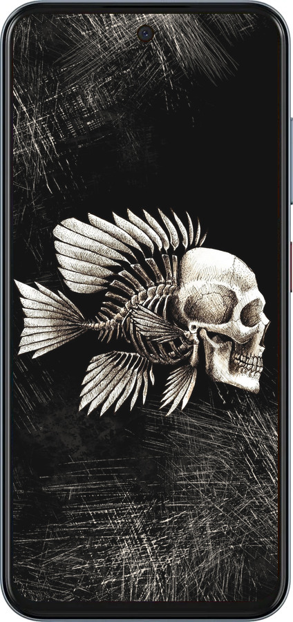 Силиконовый чехол Рыбо-человек для ZTE Nubia V70 - 683u-4083 изображение 