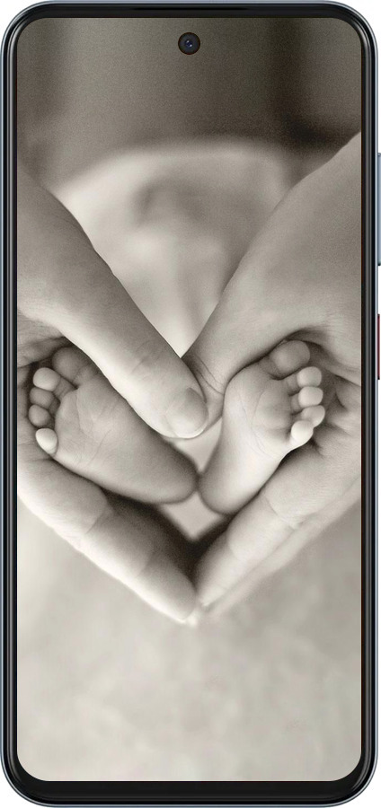 Силиконовый чехол Любовь для ZTE Nubia V70 - 699u-4083 изображение 