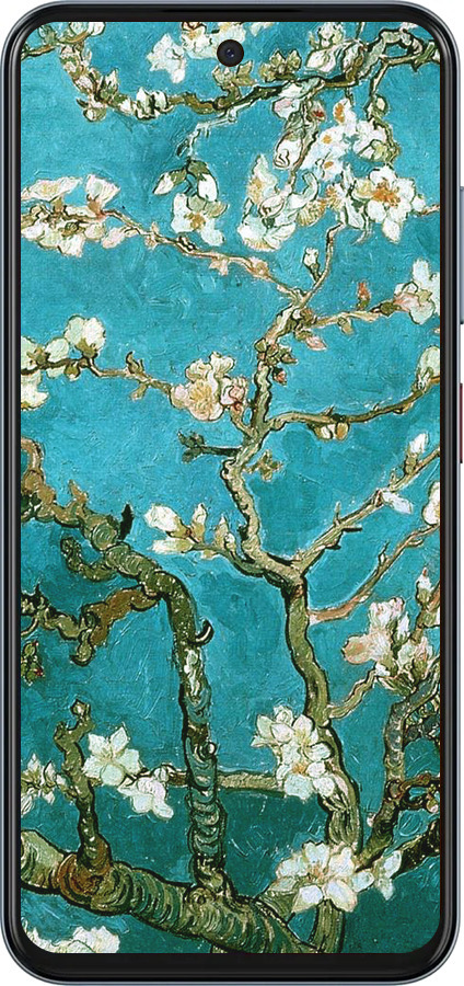 Силиконовый чехол Винсент Ван Гог. Сакура для ZTE Nubia V70 - 841u-4083 изображение 
